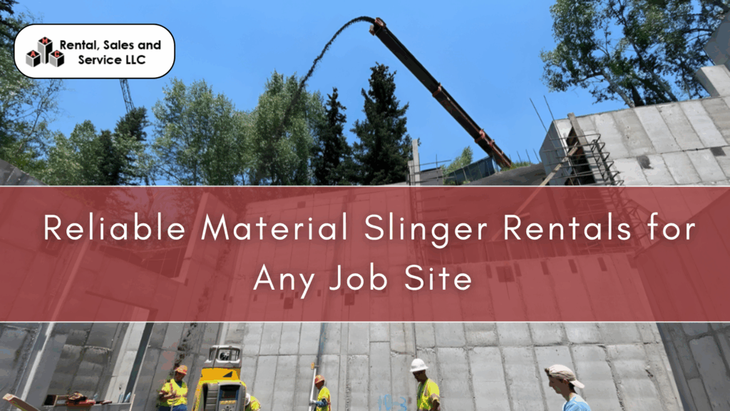 Material Slinger on the construction site